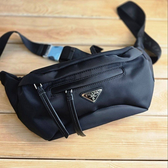 Сумка на пояс Prada 30x17 см - Black