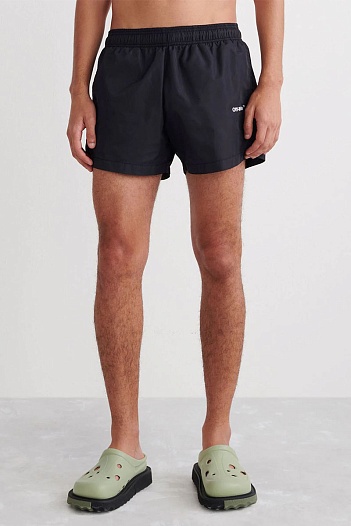Мужские чёрные шорты Off-White Arrows   