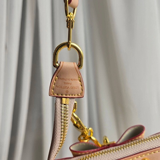 Кожаная сумка Louis Vuitton x Takashi Murakami Pochette 21x12 см