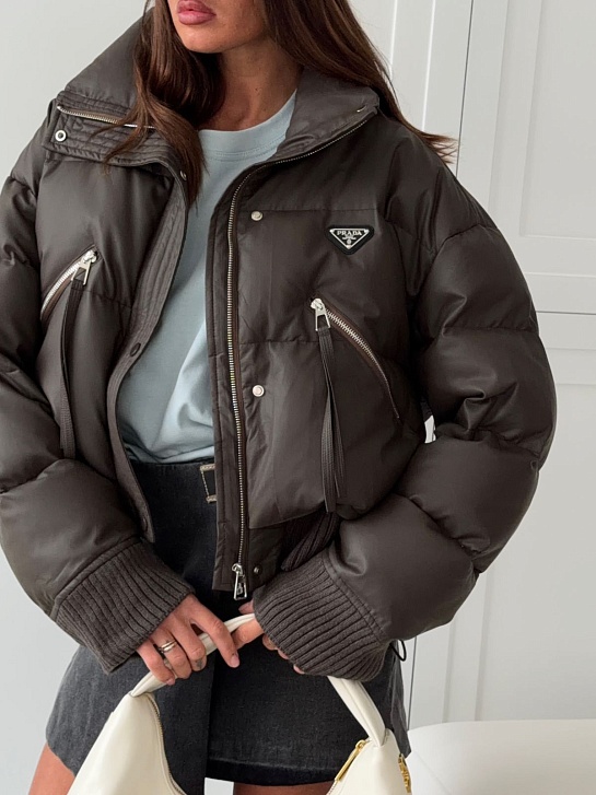 Женская куртка Prada premium - Brown