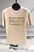 Бежевая футболка Collaboration Fendi x Versace Fendace Logo