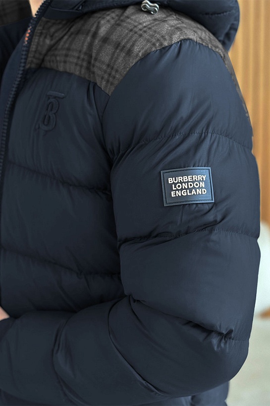 Куртка тёмно-синего цвета Burberry TB logo