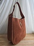 Женская замшевая сумка Yves Saint Laurent 37x29 см