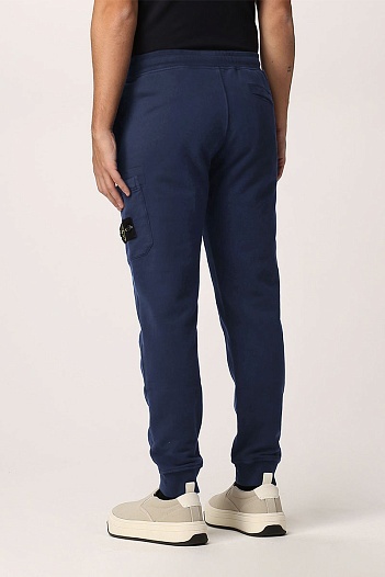 Мужские штаны тёмно-синего цвета Stone Island compass-patch   