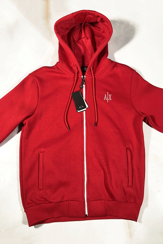 Утеплённый костюм на флисе Armani Exchange - Red / Black