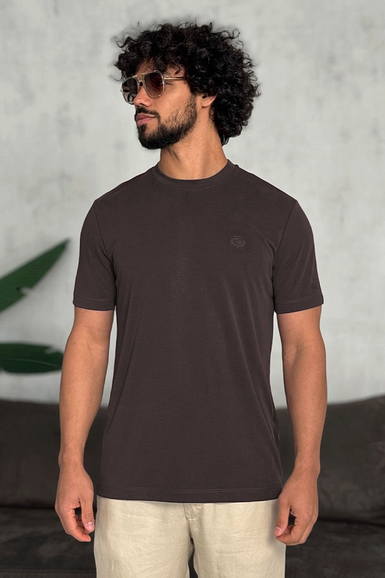 Футболка коричневого цвета Loro Piana
