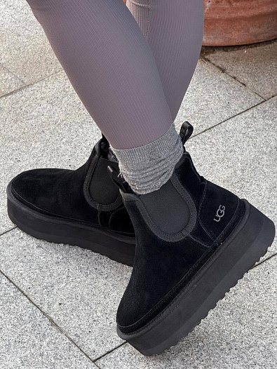 Женские ботинки UGG Neumel Platform - Black   