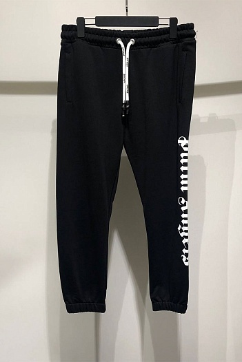 Мужские чёрные штаны Palm Angels   