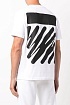 Оверсайз футболка Off-White Wave Diag print - White
