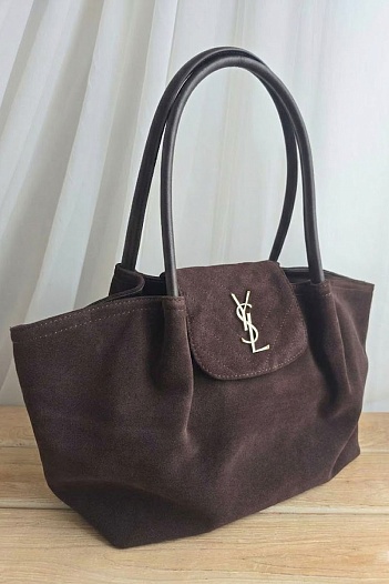 Замшевая сумка Yves Saint Laurent Le 5 a 7 40x22   