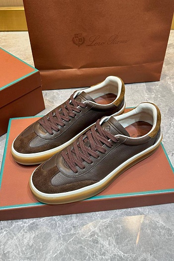 Мужские кроссовки Loro Piana Tennis Walk - Brown   