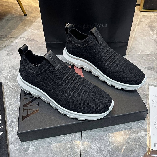 Мужские текстильные кроссовки Ermenegildo Zegna