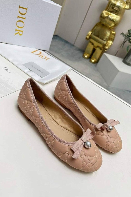 Женские балетки Dior Ballet - Beige