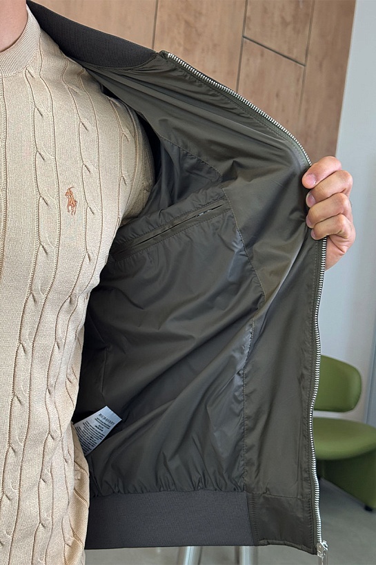 Мужской бомбер цвета хаки Burberry