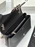 Женская сумка Celine Victorire Medium Premium 21x12x7 см - Black / Silver