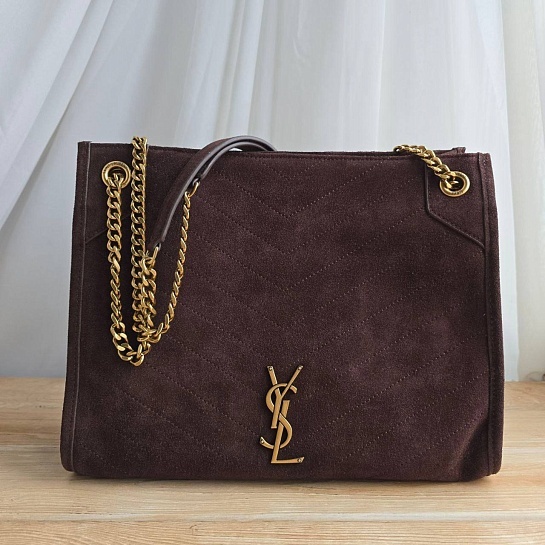 Замшевая сумка Yves Saint Laurent 32x25 см