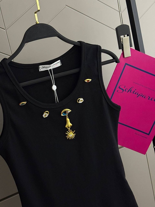 Женская майка Schiaparelli premium - Black