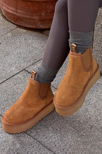 Женские ботинки UGG Neumel Platform - Brown   