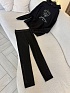 Женские черные леггинсы Balenciaga