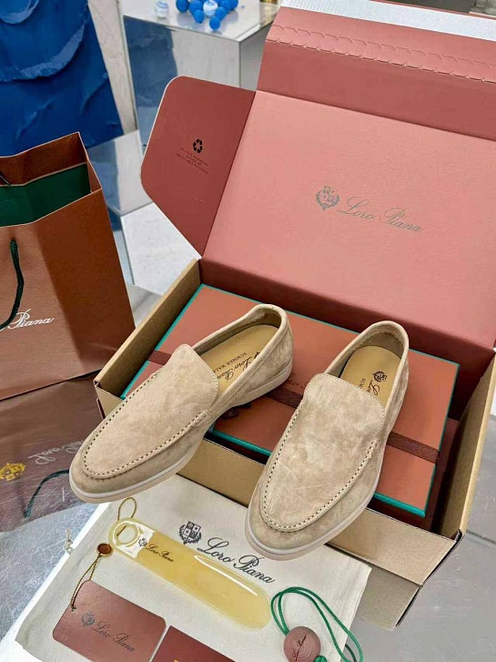 Женские заишевые лоферы Loro Piana Summer Walk premium
