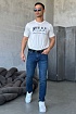 Мужские джинсы синего цвета Giorgio Armani