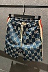 Мужские шорты синего цвета Gucci GG jacquard