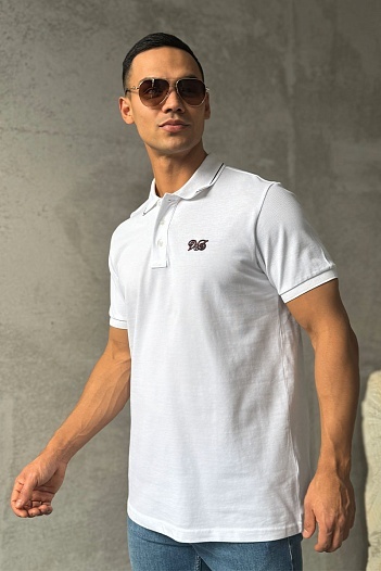 Классическое белое поло Dolce&Gabbana   