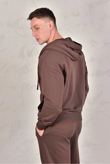 Спортивные штаны Loro Piana Premium signature logo - Brown   