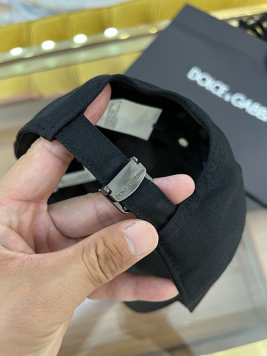 Бейсболка чёрного цвета Dolce & Gabbana logo-embroidered