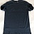 Тёмно-синяя мужская футболка Prada embossed logo