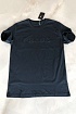 Тёмно-синяя мужская футболка Prada embossed logo