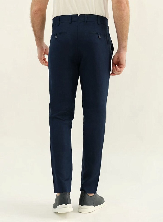 Мужские тёмно-синие брюки Loro Piana premium