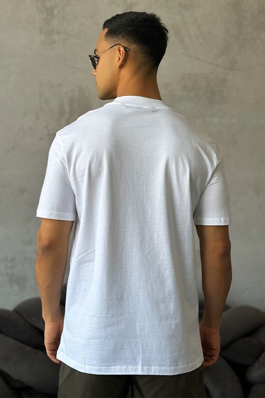 Мужская белая футболка Palm Angels