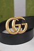 Кожаный ремень Gucci -  ширина 2 / 3 см, длина 80 / 85 см