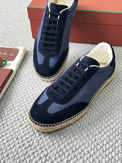 Мужские кроссовки Loro Piana Sea Tennis Walk - Navy   