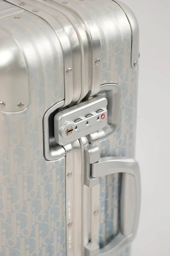 Чемодан Rimowa x Dior Aluminum Gradient S Premium 53x37x22 см   