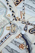 Платок Hermes Harnais de Coeur premium 87x88 см