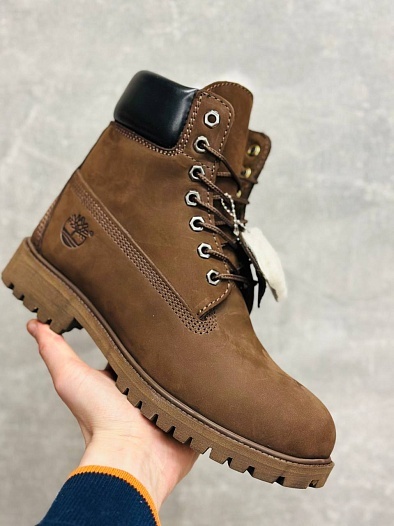 Зимние ботинки с мехом Timberland   