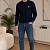 Джемпер Kenzo Tiger logo-patch - Navy