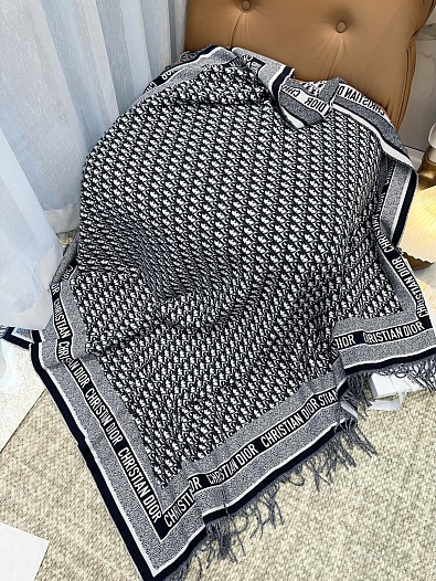 Шарф Dior Oblique Monogram premium 140x140 см   