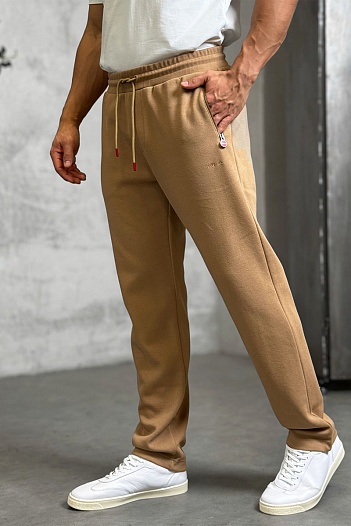 Спортивные штаны Kiton бежевого цвета   