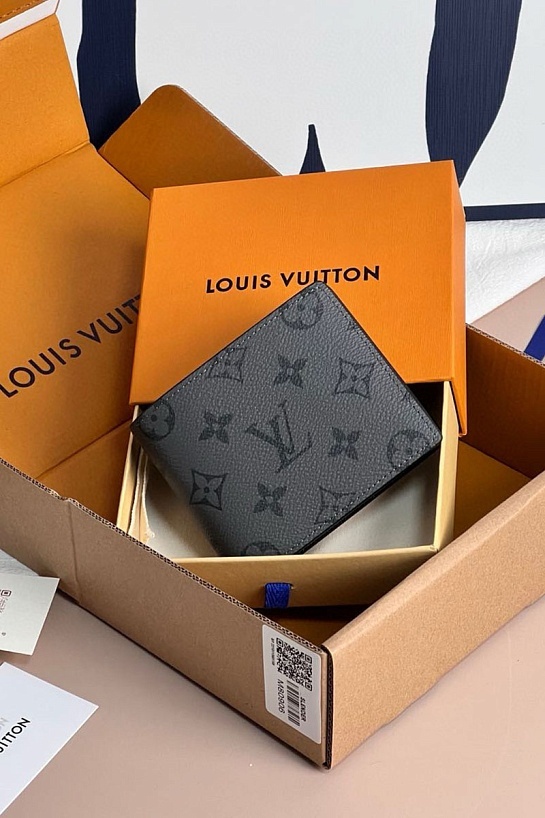 Кожаный кошелёк Louis Vuitton Slender Premium 11x8.5x1 см