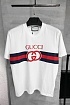 Футболка белого цвета Gucci Interlocking G
