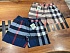 Мужские синие шорты Burberry check