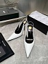 Женские кожаные туфли на каблуке Yves Saint Laurent premium