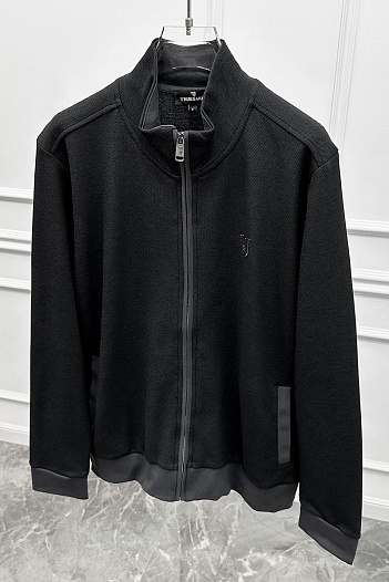 Мужская кофта Trussardi embroidered logo - Black   