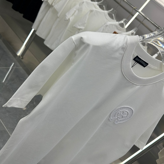 Белая оверсайз футболка Chrome Hearts Premium