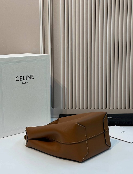 Кожаная сумка Celine Small Hobo premium 18x31x6 см