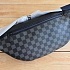 Кожаная сумка на пояс Louis Vuitton Discovery Damier Graphite