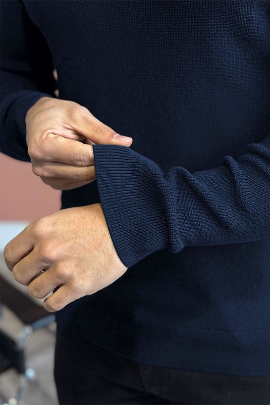 Мужской тёмно-синий свитер Paul & Shark